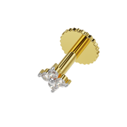 18K Avril Diamond Nose Stud