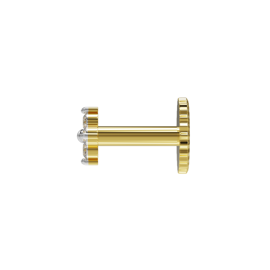 18K Anzy Diamond Nose Stud