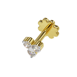 18k Reena Diamond Nose Stud