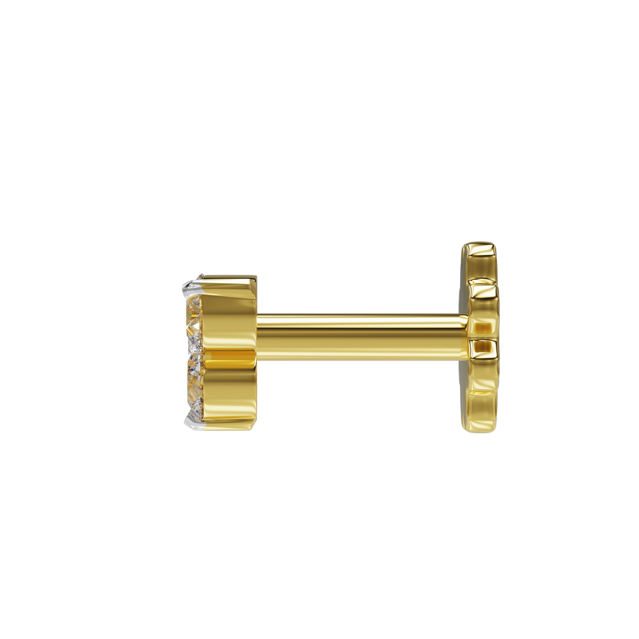 18k Reena Diamond Nose Stud