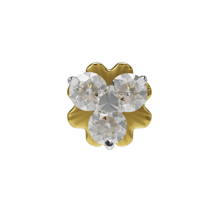 18k Reena Diamond Nose Stud