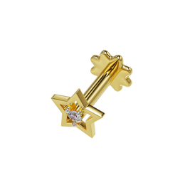 18K Angela Diamond Nose Stud