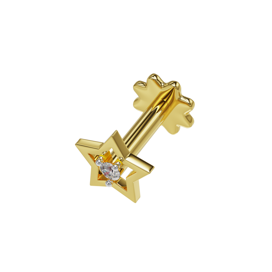 18K Angela Diamond Nose Stud