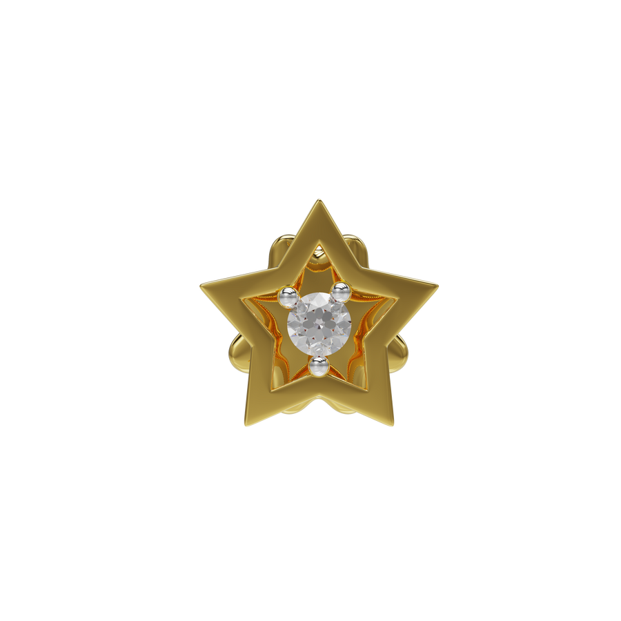 18K Angela Diamond Nose Stud