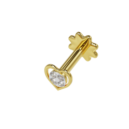 18K Isha Diamond Nose Stud