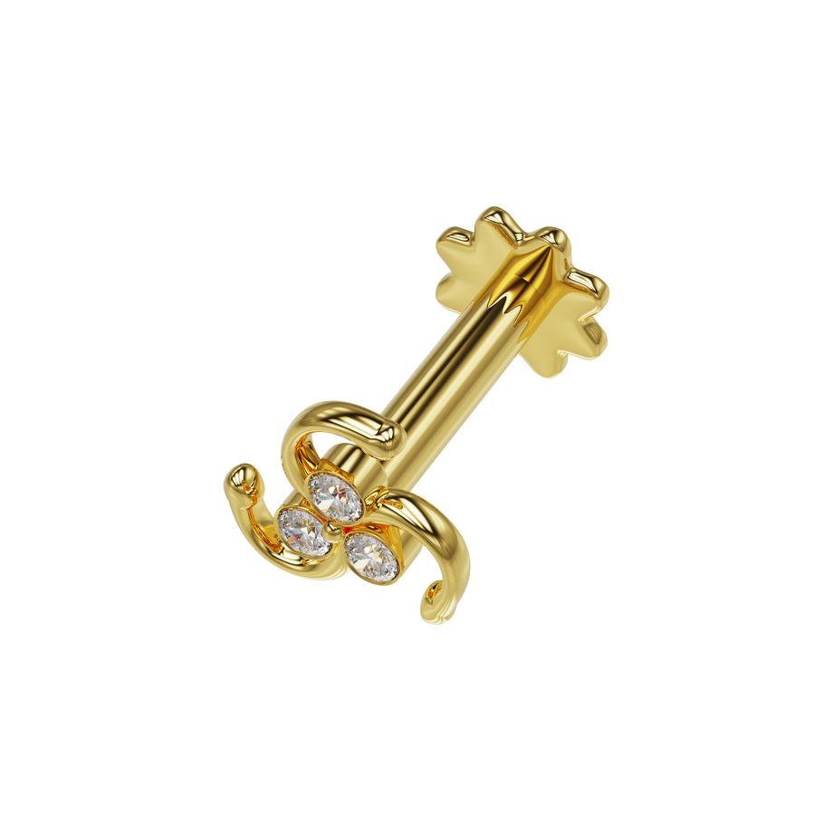 18K Riva Diamond Nose Stud