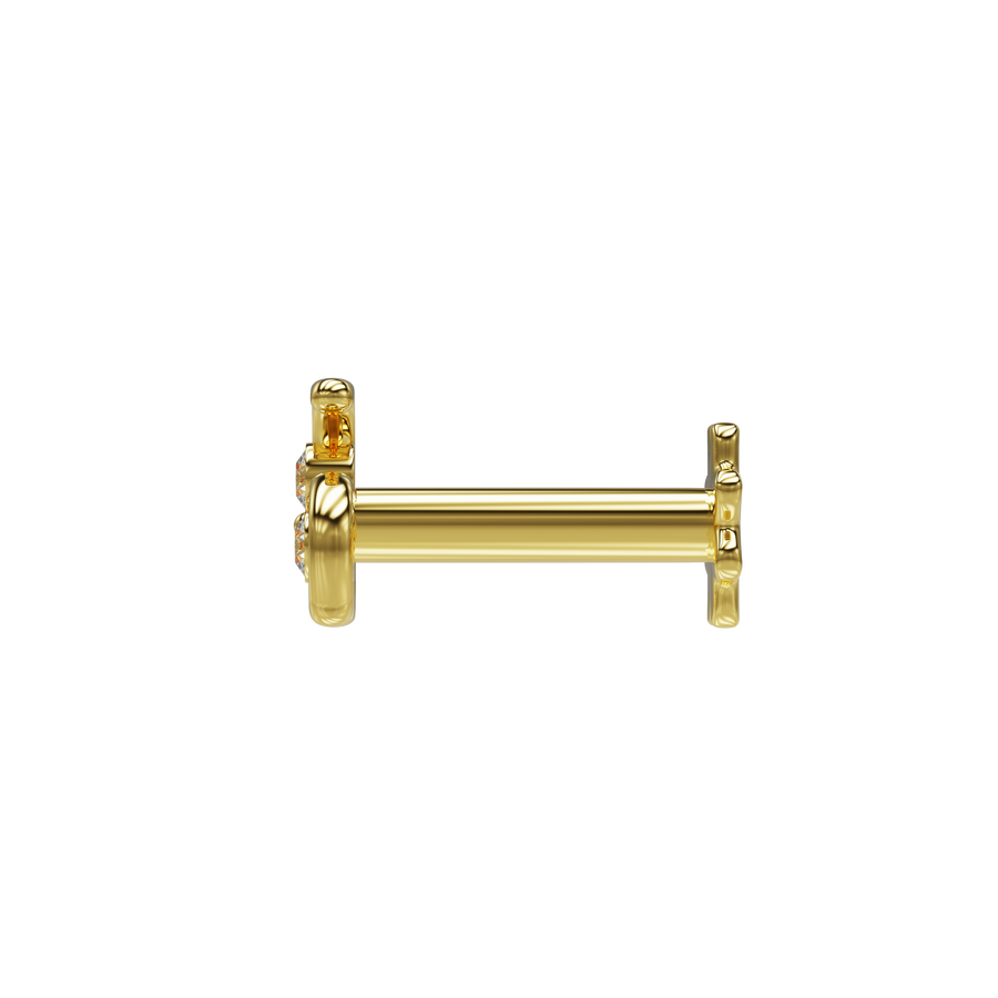 18K Riva Diamond Nose Stud