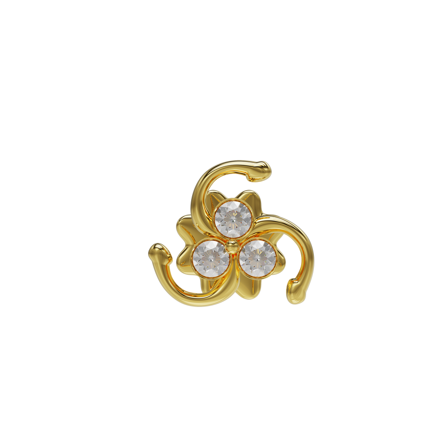 18K Riva Diamond Nose Stud