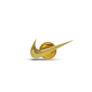 22K Nike Gold Nose Stud