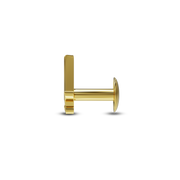 22K Sword Gold Nose Stud