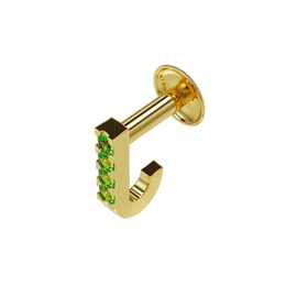 22K June Gold Nose Stud