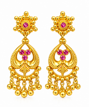 22K Bhaumika Gold Earring