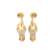 22K Trinity Gold Earring