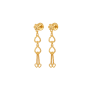 22K Lyra Gold Earring
