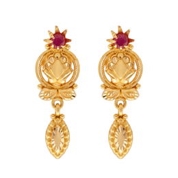 22K Anaya Gold Earring