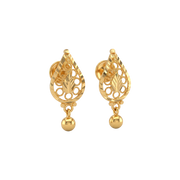 22K Daksh  Gold Earring