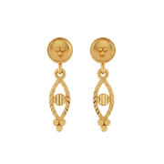 22K Nyra Gold Earrings