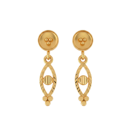 22K Nyra Gold Earrings