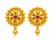 22K Chitransh Gold Earring