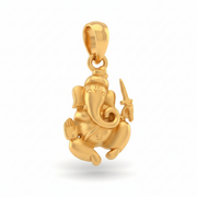 22K Ganesha pendent