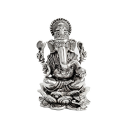 Antique Silver Goddess ganesha Idol