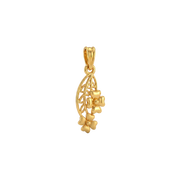 22K Daisy Gold Locket