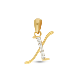 22K Vivaan X Gold Pendant