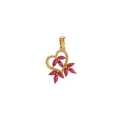 22K Warda Gold Pendant