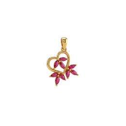 22K Warda Gold Pendant