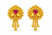 22K Chaital Gold Earring