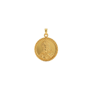 22K Lord Krishna Gold Pendent