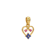 22K Heart Gold Pendent