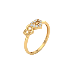 22K Vedika Gold Ring