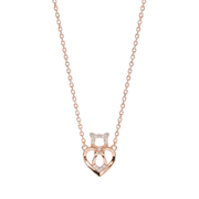 Priya silver necklace