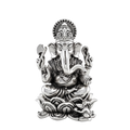 Antique Silver Goddess Ganesha Idol