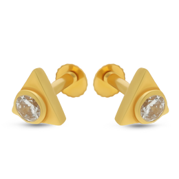 22K Ruhi Gold Earring