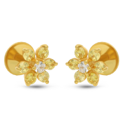 22K Katy Gold Earring