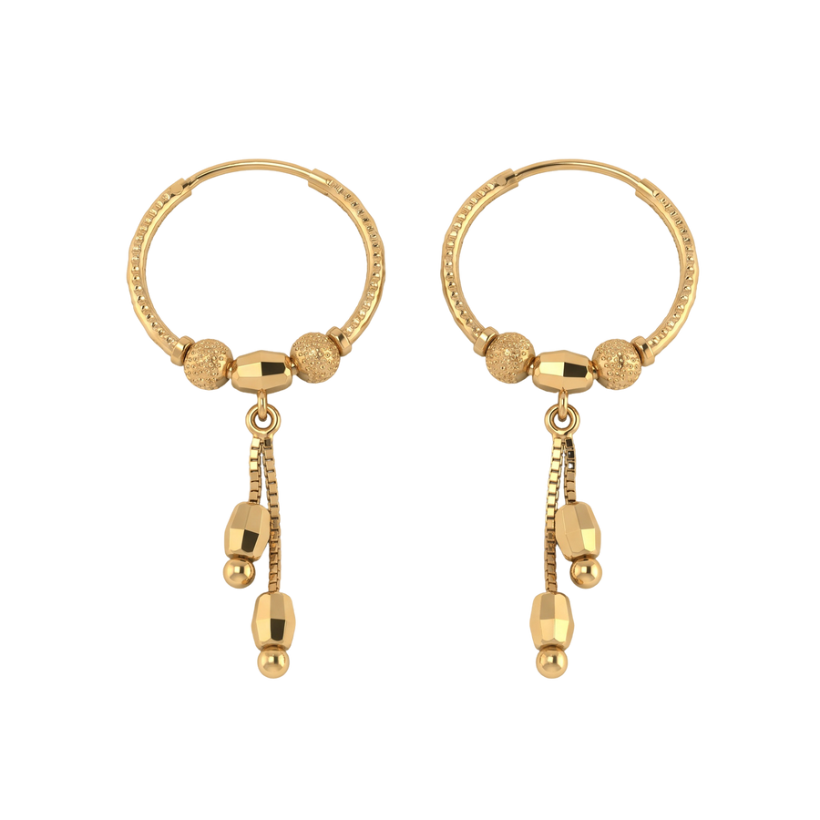 22K Emberly Gold Earring
