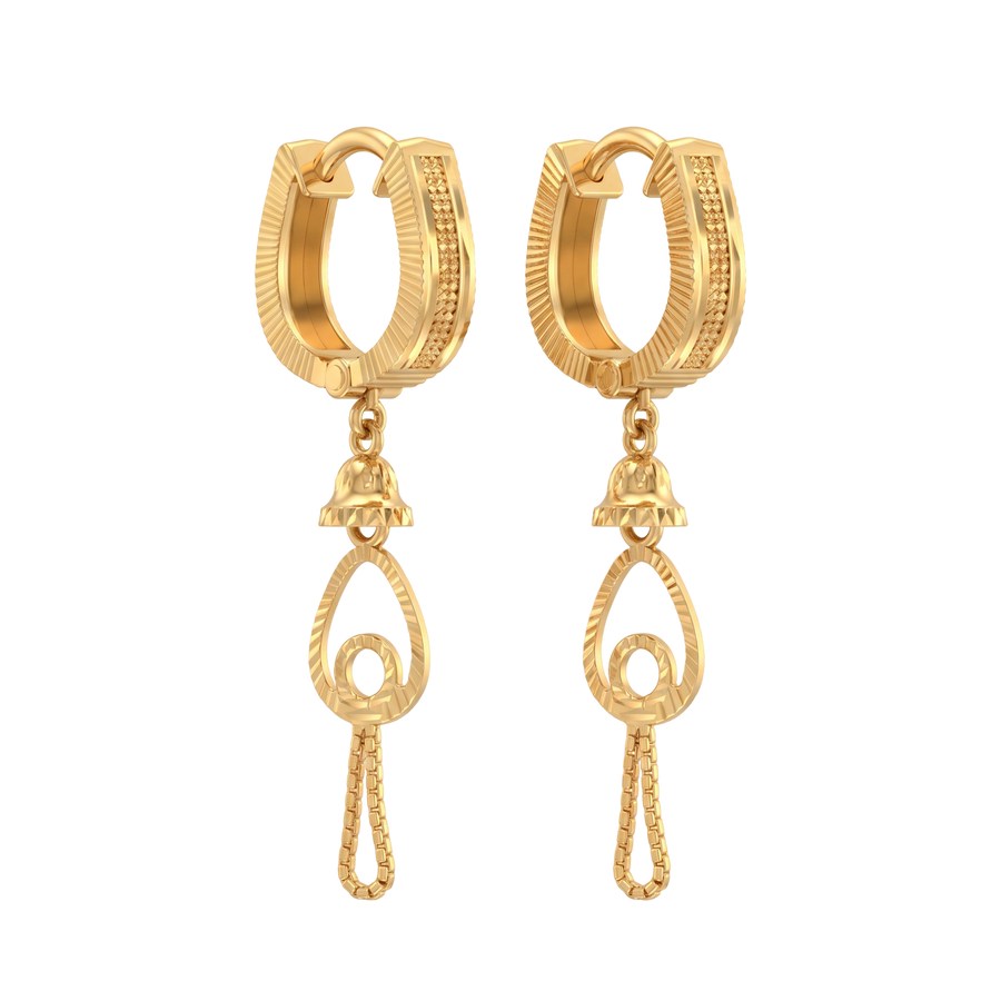 22K Delisa Gold Earring