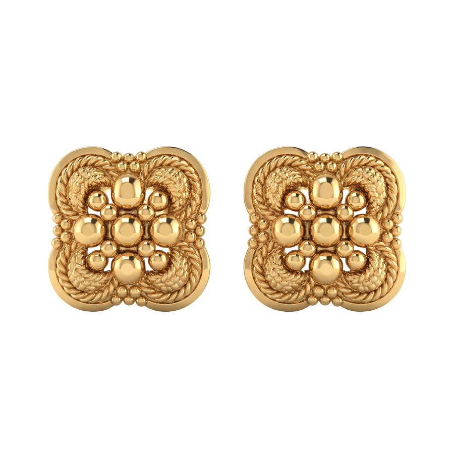 22K Prisha Gold Earring