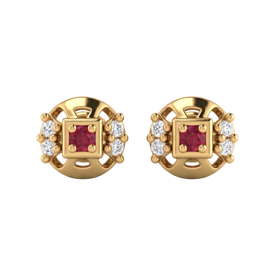 22K Reyansh Gold Earring