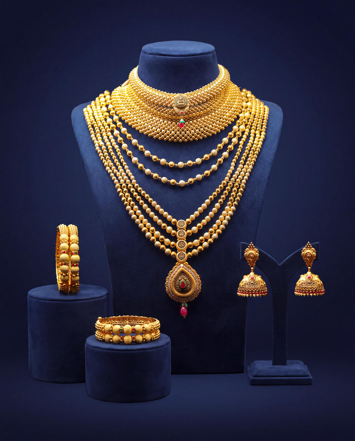 10 sovereigns bridal set