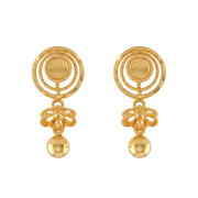 22K Iris Gold Earring