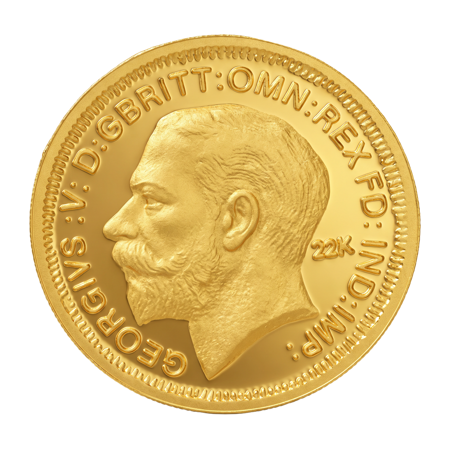 22kt 4g Georgivs Head Gold Coin