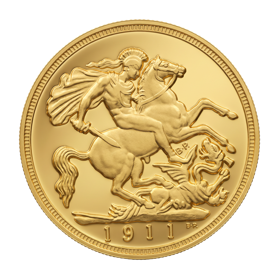 22kt 4g Georgivs Head Gold Coin