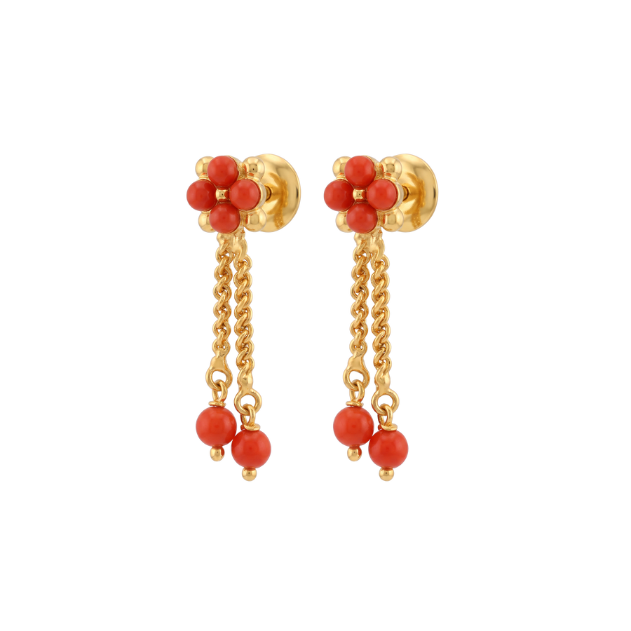22K  Sarah Gold Earring