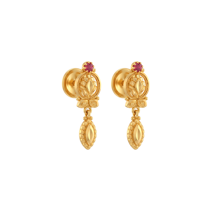 22K Luciana Gold Earring