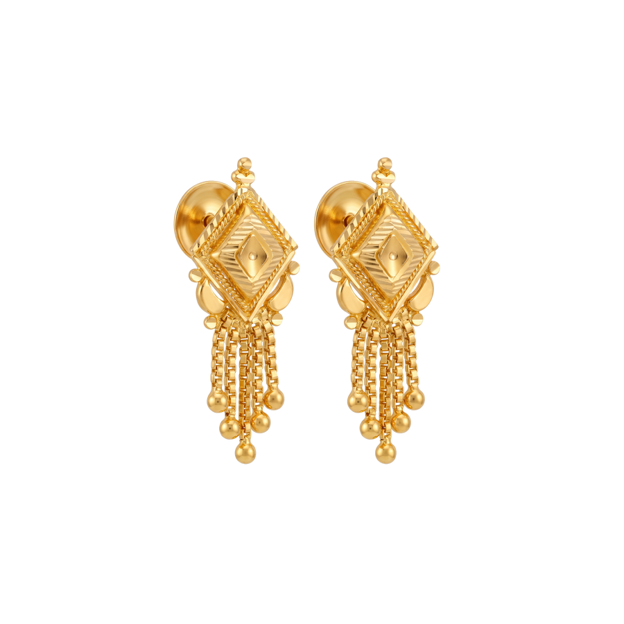 22K Leona Gold Earring