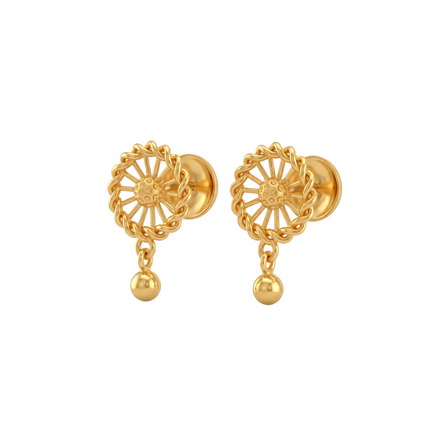 22K Varahika Gold Earring