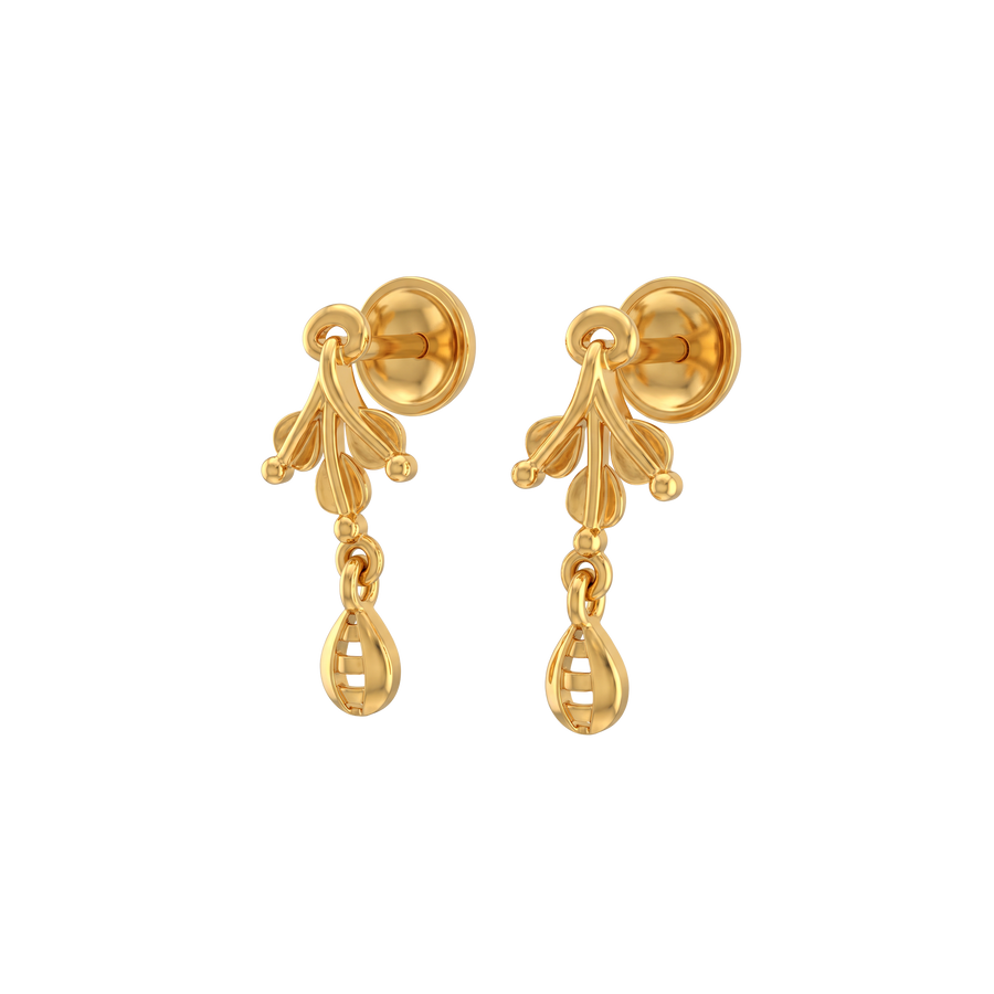 22K Nainika Gold Earring